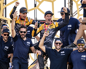 Podium Dakar 2024